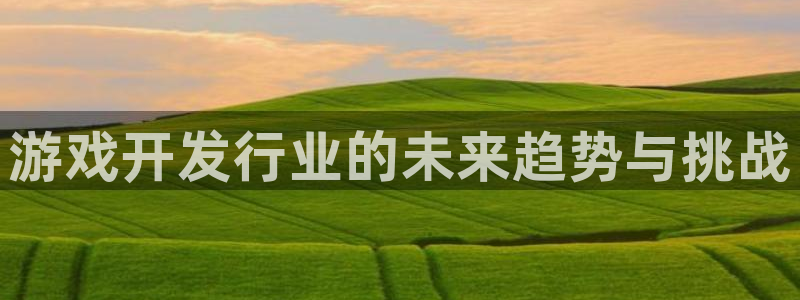 db电竞官网注册地址：游戏开发行业的未来趋势与挑战