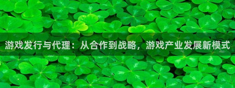 db电竞智得官网：游戏发行与代理：从合作到战略，游戏产业发展新模式